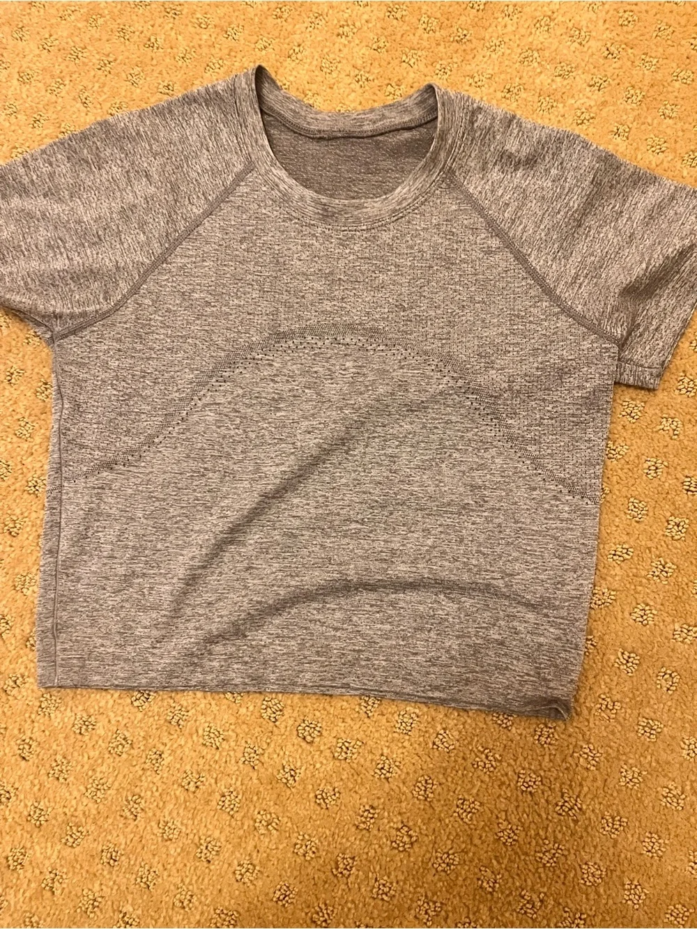 lululemon athletica Heather Gray Crop Top - Picture 3 of 5